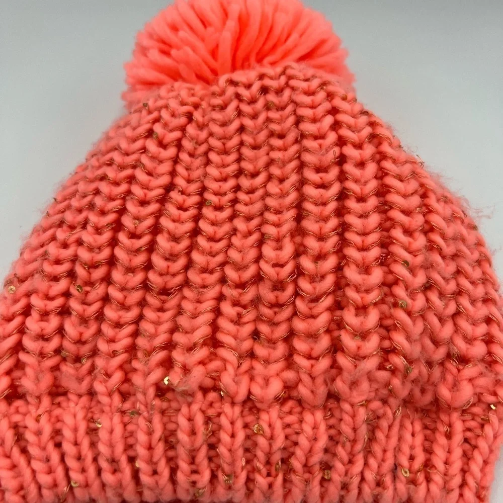 Girls hat size 8+, beautiful coral color, new like condition